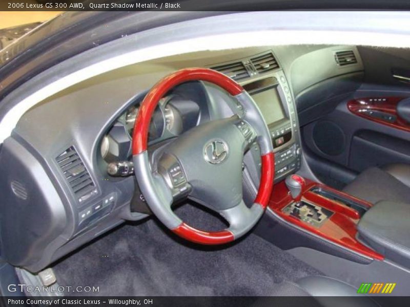 Quartz Shadow Metallic / Black 2006 Lexus GS 300 AWD