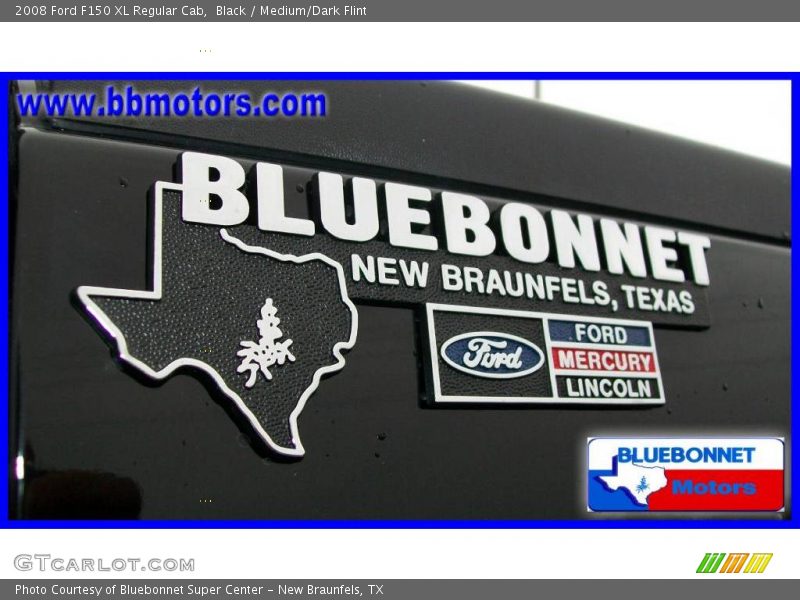 Black / Medium/Dark Flint 2008 Ford F150 XL Regular Cab