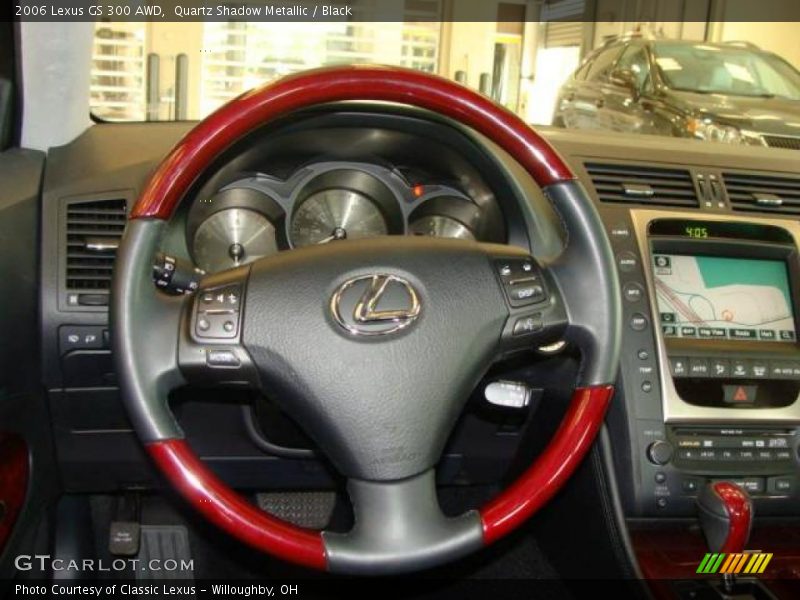Quartz Shadow Metallic / Black 2006 Lexus GS 300 AWD
