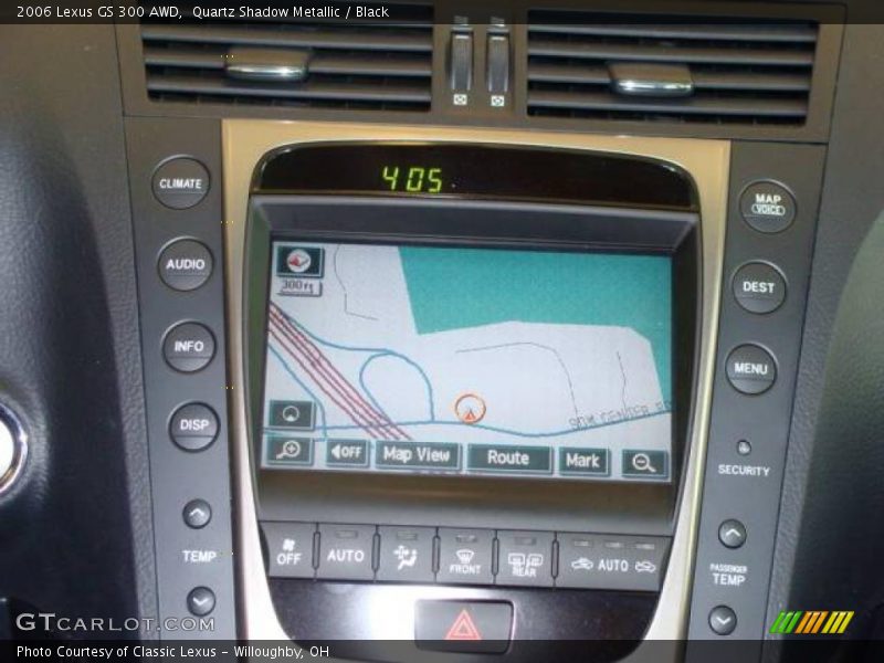 Quartz Shadow Metallic / Black 2006 Lexus GS 300 AWD