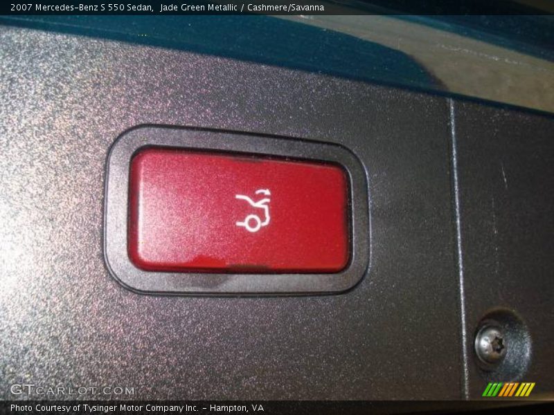 Jade Green Metallic / Cashmere/Savanna 2007 Mercedes-Benz S 550 Sedan
