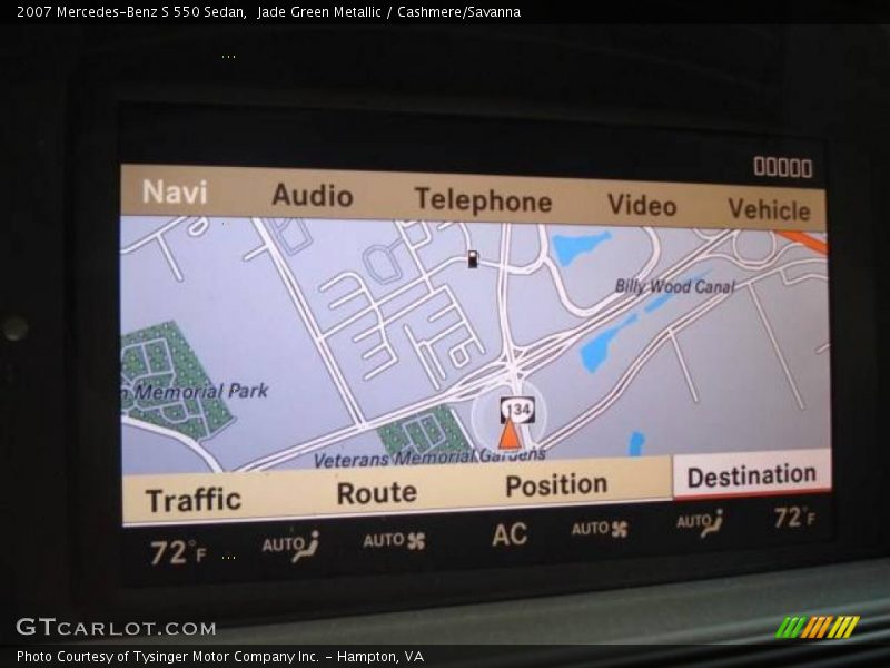 Jade Green Metallic / Cashmere/Savanna 2007 Mercedes-Benz S 550 Sedan