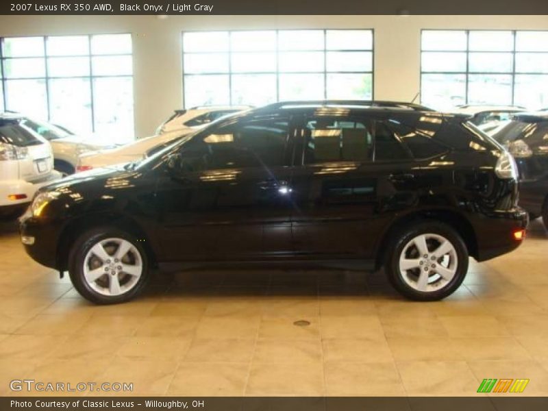 Black Onyx / Light Gray 2007 Lexus RX 350 AWD