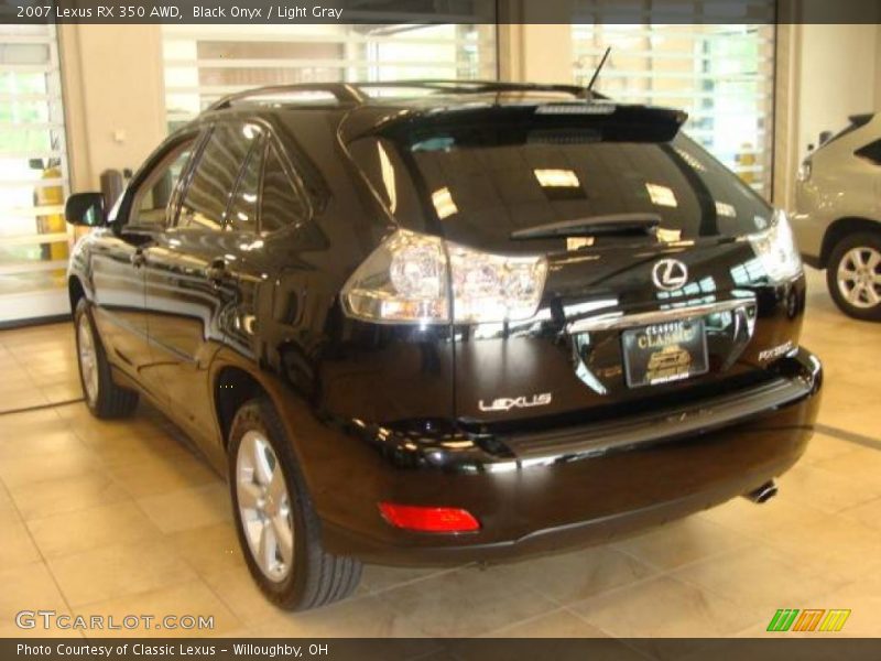 Black Onyx / Light Gray 2007 Lexus RX 350 AWD