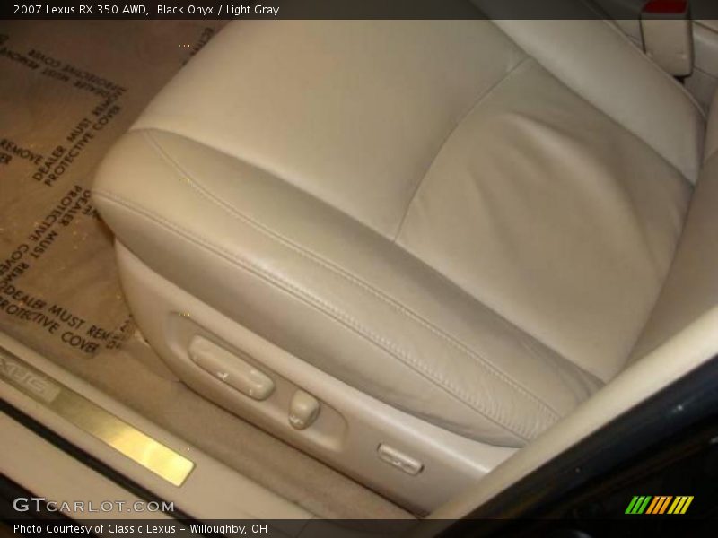 Black Onyx / Light Gray 2007 Lexus RX 350 AWD