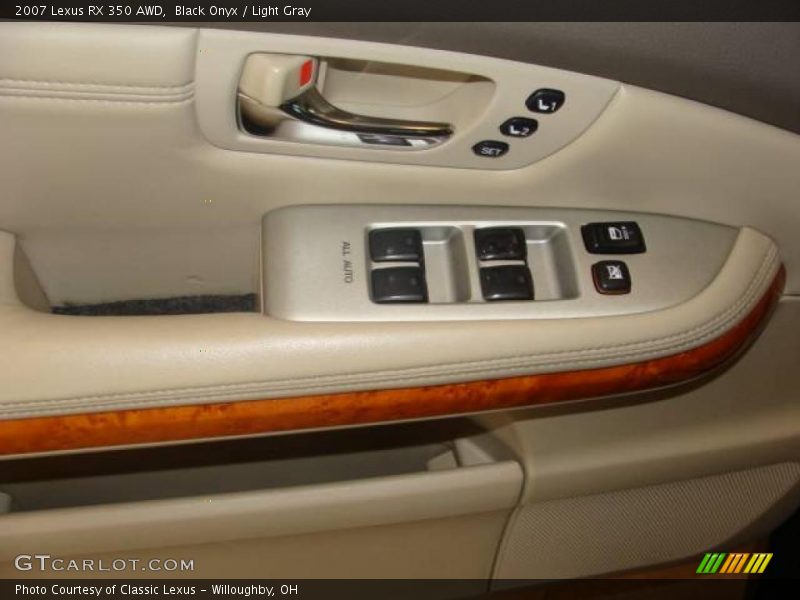Black Onyx / Light Gray 2007 Lexus RX 350 AWD
