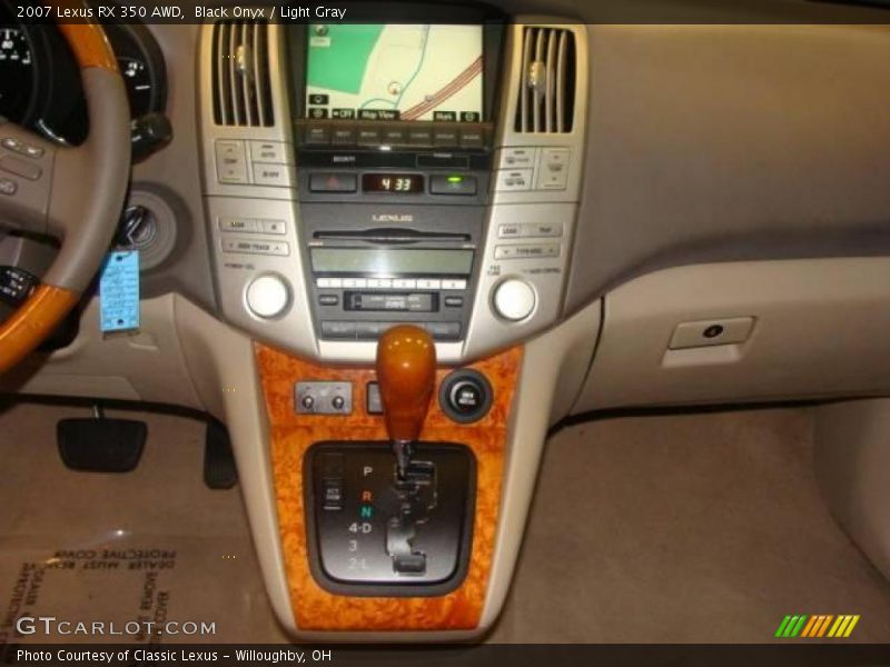 Black Onyx / Light Gray 2007 Lexus RX 350 AWD