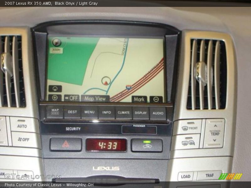 Black Onyx / Light Gray 2007 Lexus RX 350 AWD