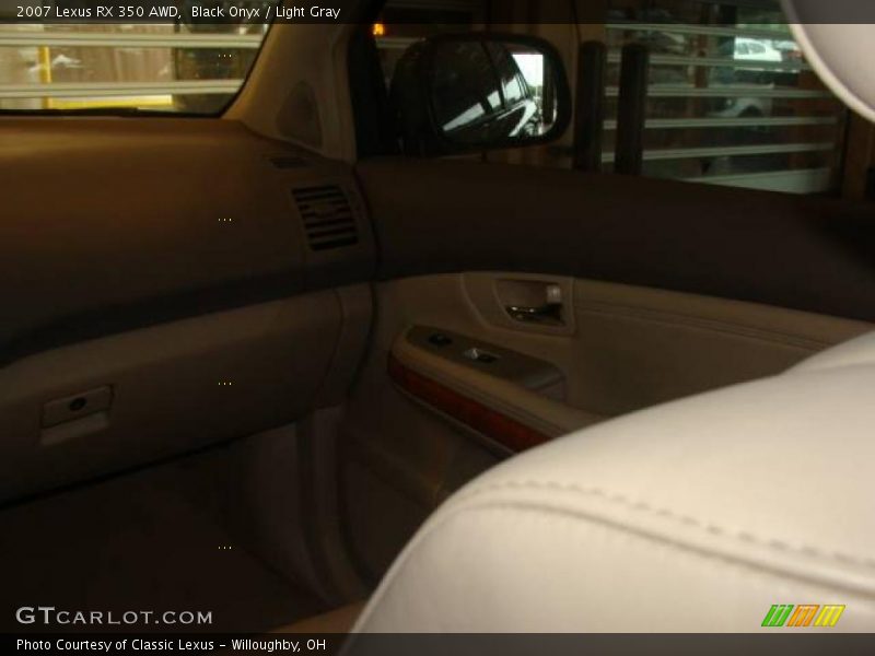 Black Onyx / Light Gray 2007 Lexus RX 350 AWD