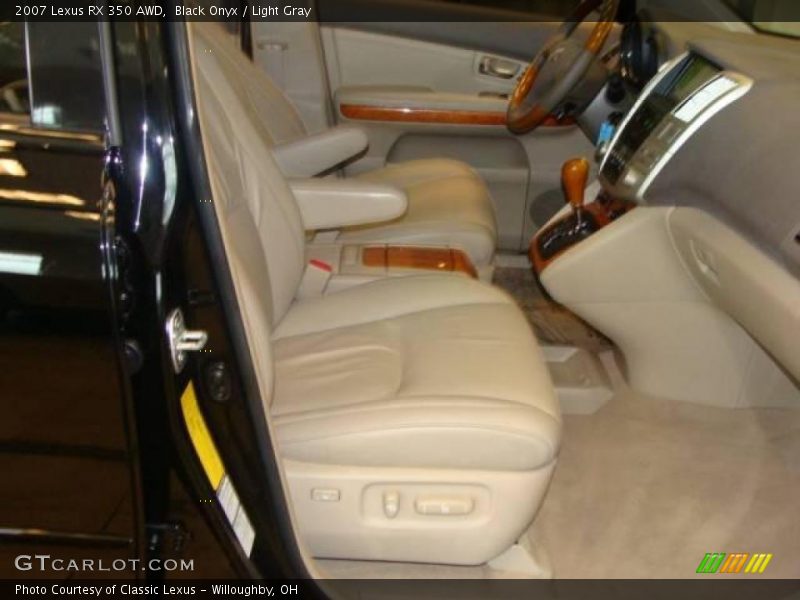 Black Onyx / Light Gray 2007 Lexus RX 350 AWD