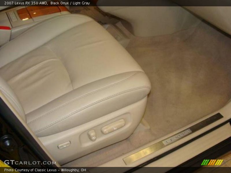 Black Onyx / Light Gray 2007 Lexus RX 350 AWD
