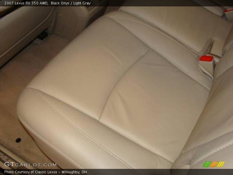 Black Onyx / Light Gray 2007 Lexus RX 350 AWD