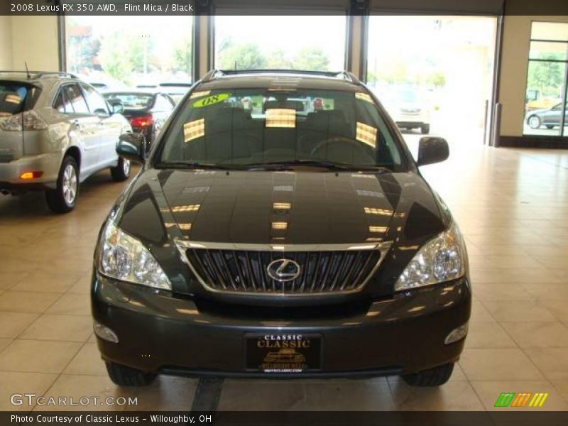 Flint Mica / Black 2008 Lexus RX 350 AWD