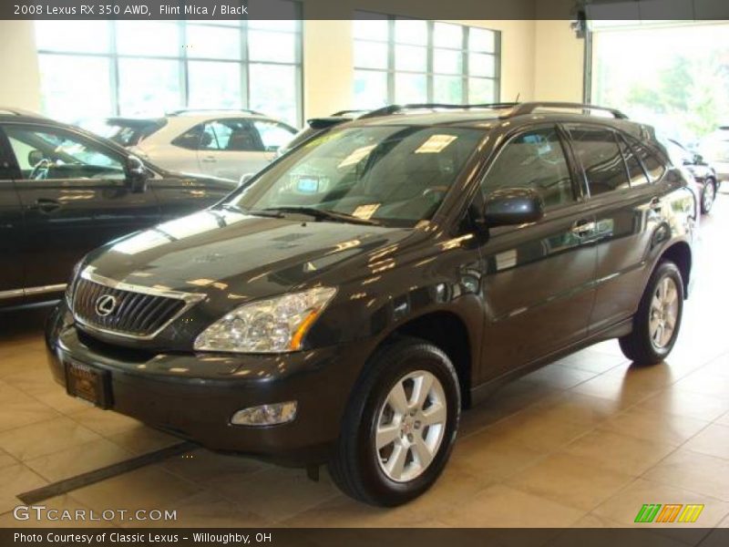 Flint Mica / Black 2008 Lexus RX 350 AWD