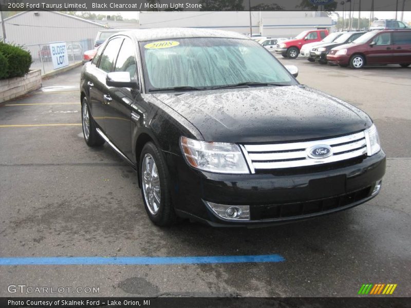 Black Clearcoat / Medium Light Stone 2008 Ford Taurus Limited