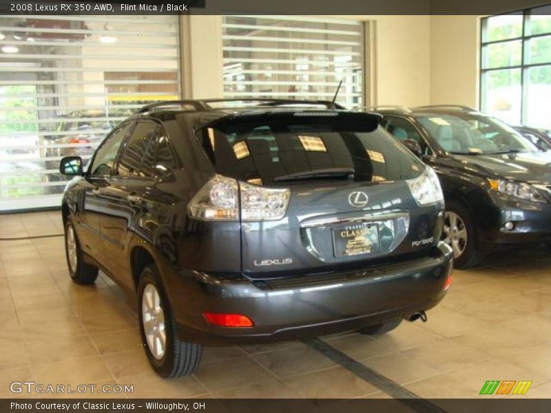 Flint Mica / Black 2008 Lexus RX 350 AWD