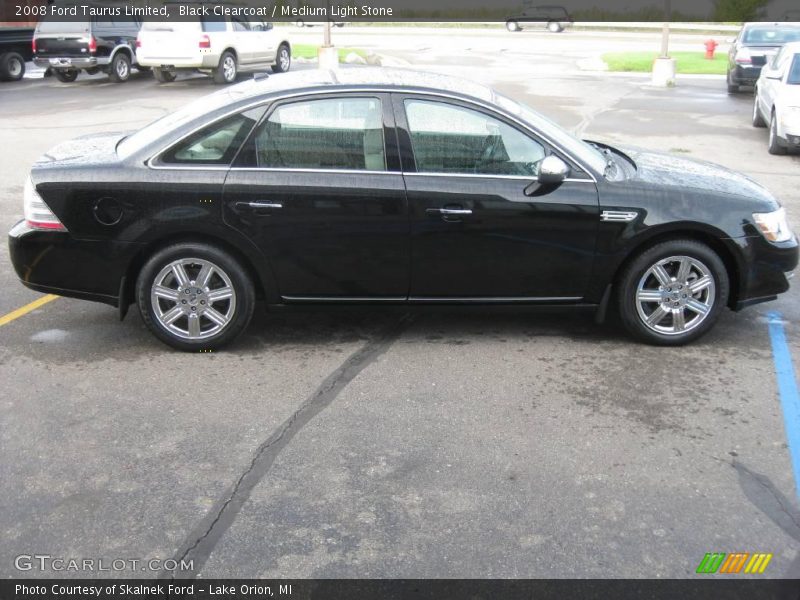 Black Clearcoat / Medium Light Stone 2008 Ford Taurus Limited