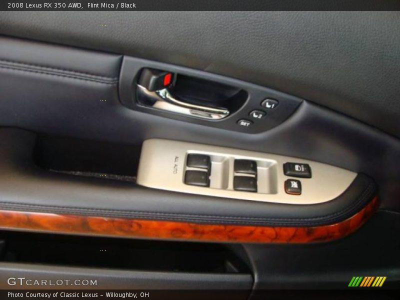 Flint Mica / Black 2008 Lexus RX 350 AWD