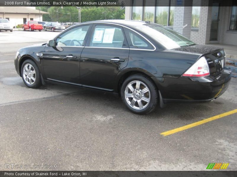 Black Clearcoat / Medium Light Stone 2008 Ford Taurus Limited