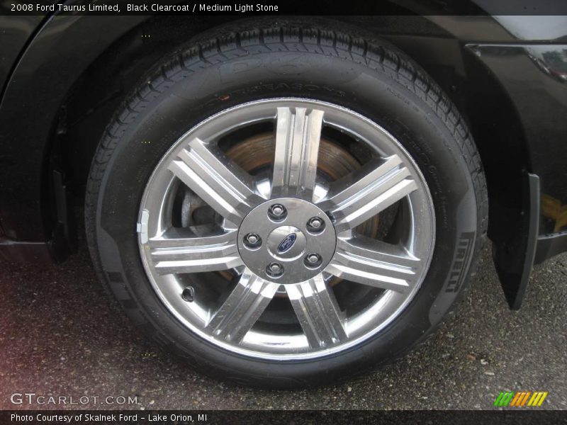 Black Clearcoat / Medium Light Stone 2008 Ford Taurus Limited
