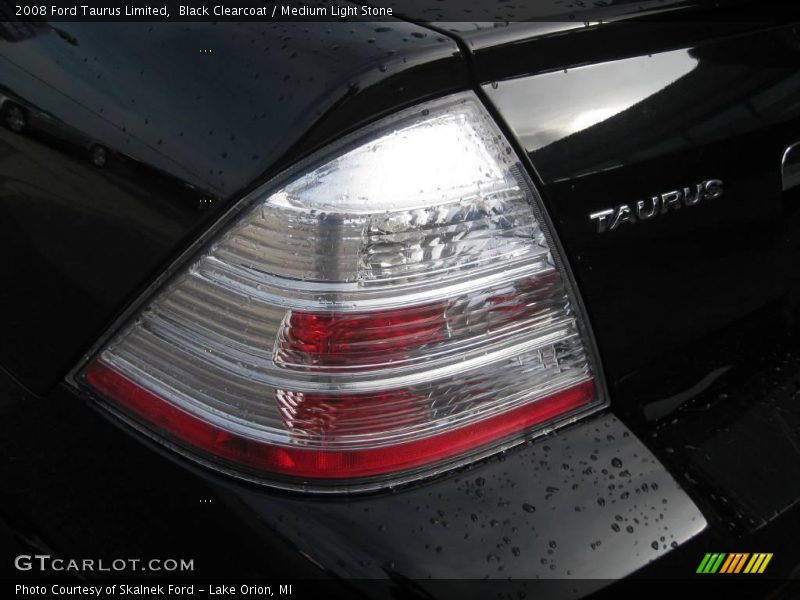 Black Clearcoat / Medium Light Stone 2008 Ford Taurus Limited