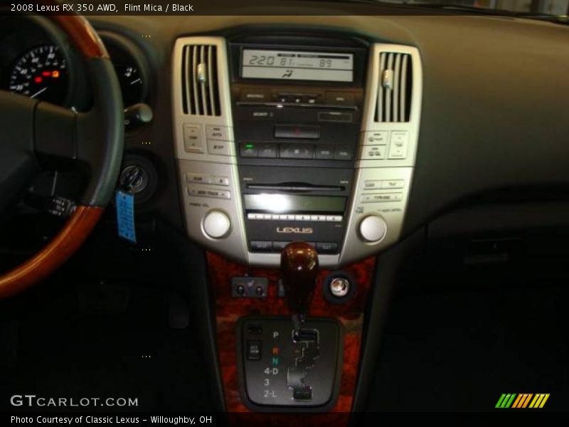 Flint Mica / Black 2008 Lexus RX 350 AWD
