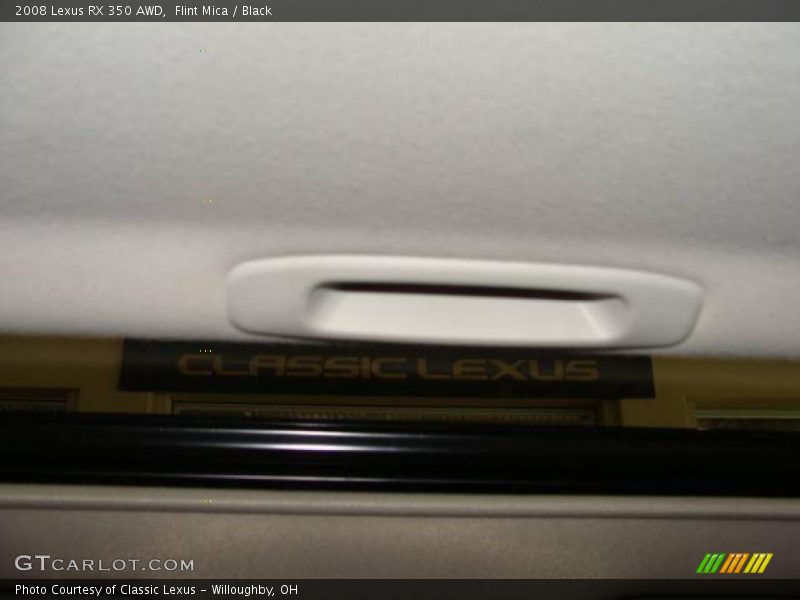 Flint Mica / Black 2008 Lexus RX 350 AWD