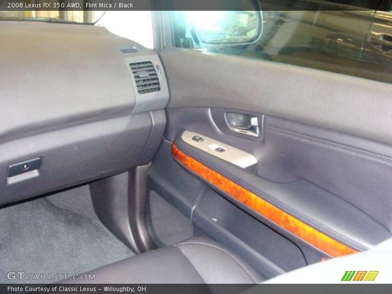 Flint Mica / Black 2008 Lexus RX 350 AWD