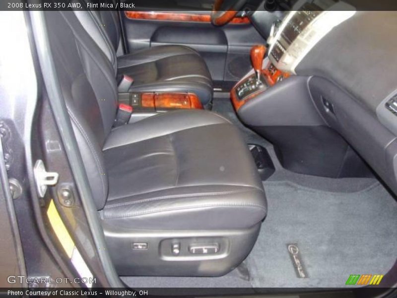 Flint Mica / Black 2008 Lexus RX 350 AWD
