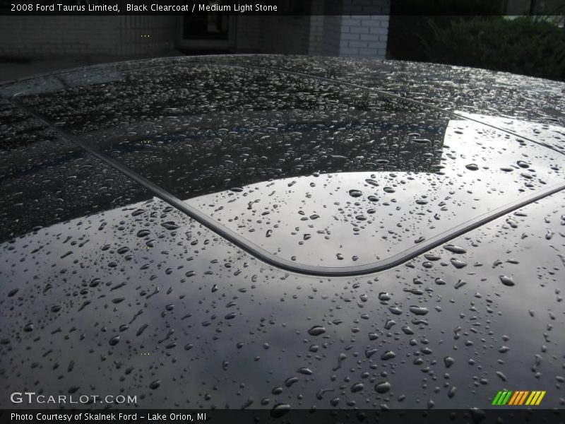 Black Clearcoat / Medium Light Stone 2008 Ford Taurus Limited