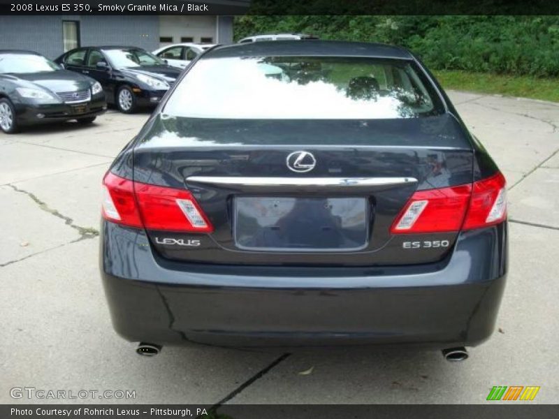 Smoky Granite Mica / Black 2008 Lexus ES 350