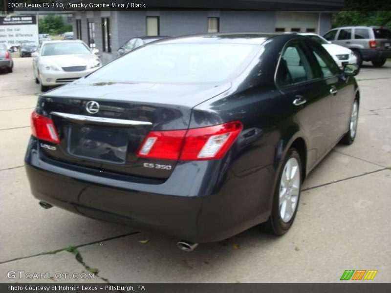 Smoky Granite Mica / Black 2008 Lexus ES 350