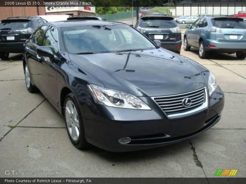 Smoky Granite Mica / Black 2008 Lexus ES 350