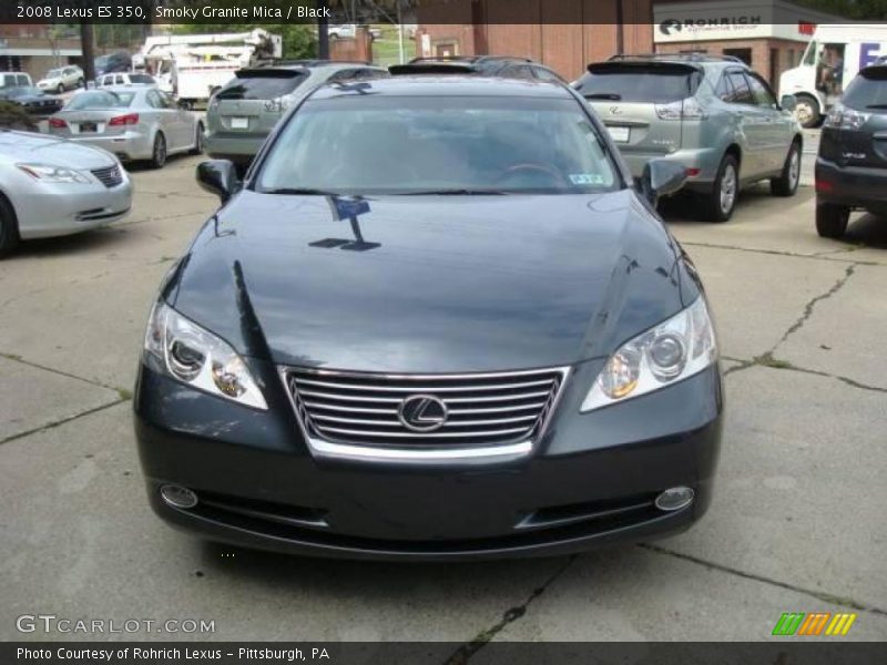 Smoky Granite Mica / Black 2008 Lexus ES 350
