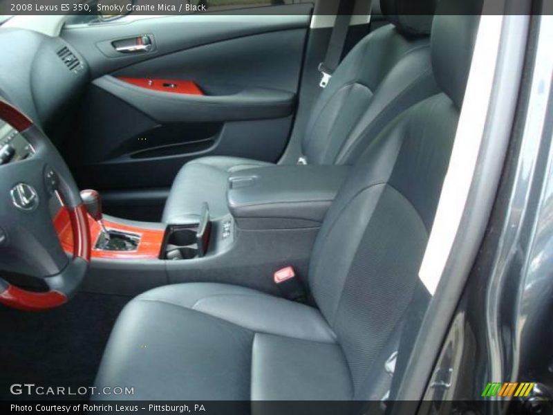 Smoky Granite Mica / Black 2008 Lexus ES 350