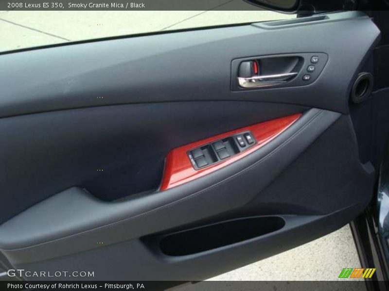 Smoky Granite Mica / Black 2008 Lexus ES 350