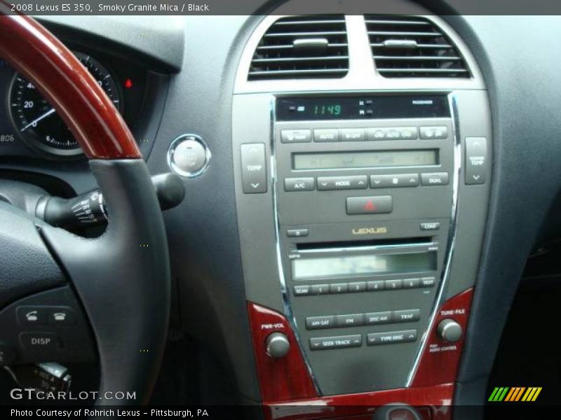 Smoky Granite Mica / Black 2008 Lexus ES 350