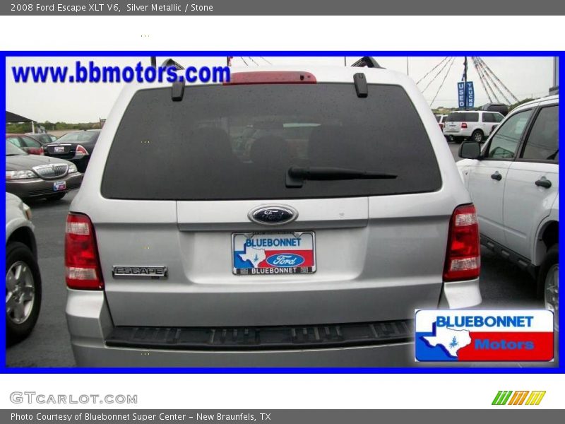 Silver Metallic / Stone 2008 Ford Escape XLT V6