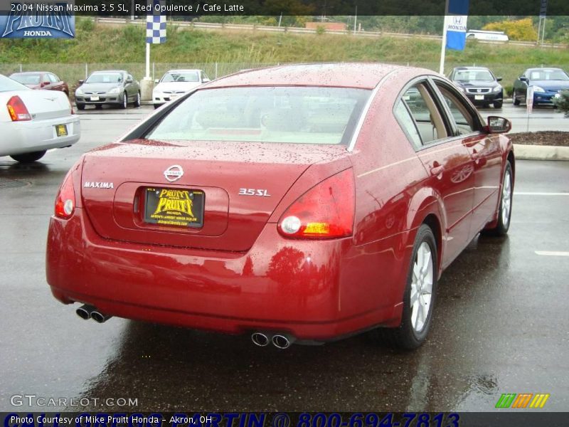 Red Opulence / Cafe Latte 2004 Nissan Maxima 3.5 SL
