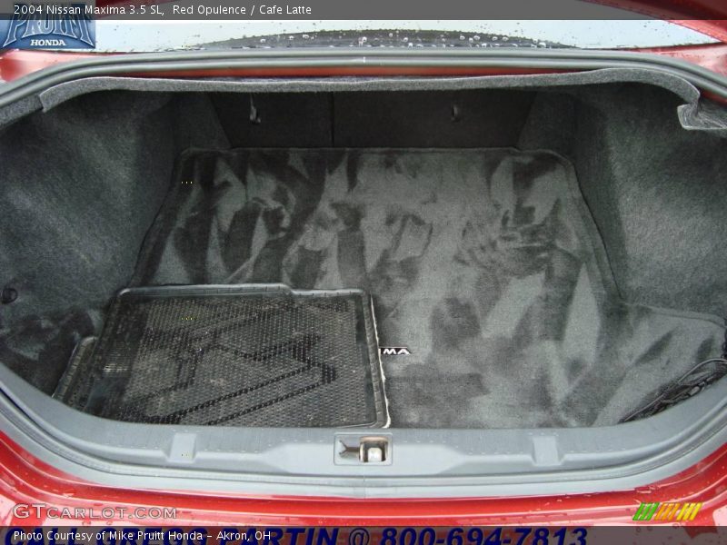 Red Opulence / Cafe Latte 2004 Nissan Maxima 3.5 SL