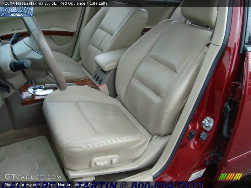 Red Opulence / Cafe Latte 2004 Nissan Maxima 3.5 SL