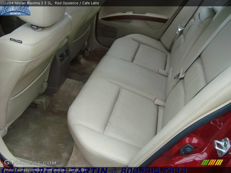 Red Opulence / Cafe Latte 2004 Nissan Maxima 3.5 SL