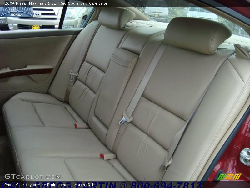 Red Opulence / Cafe Latte 2004 Nissan Maxima 3.5 SL