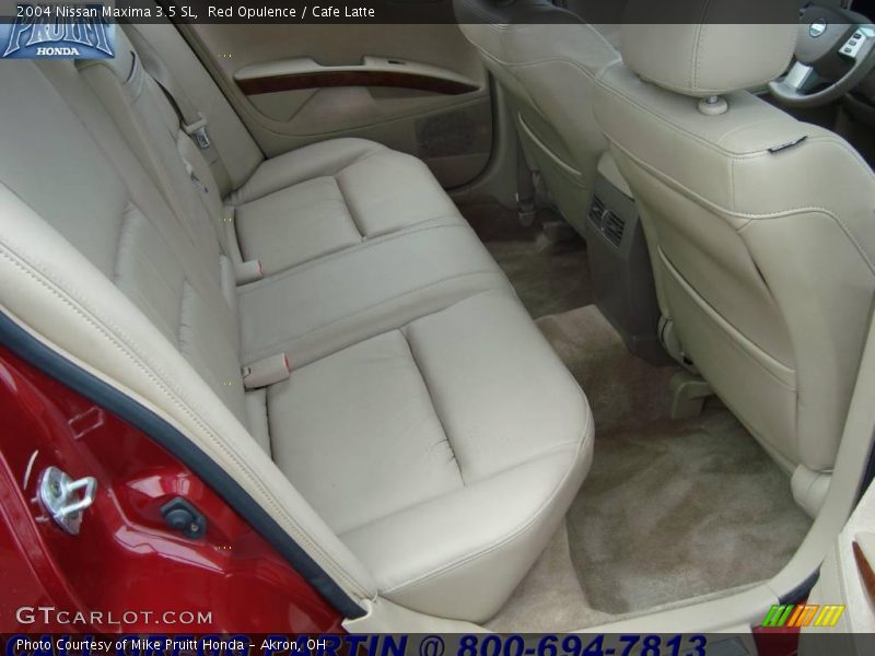 Red Opulence / Cafe Latte 2004 Nissan Maxima 3.5 SL