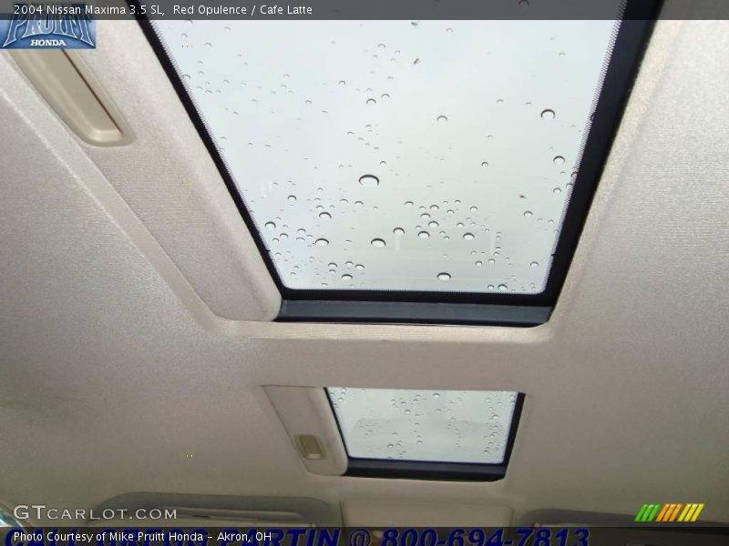 Red Opulence / Cafe Latte 2004 Nissan Maxima 3.5 SL