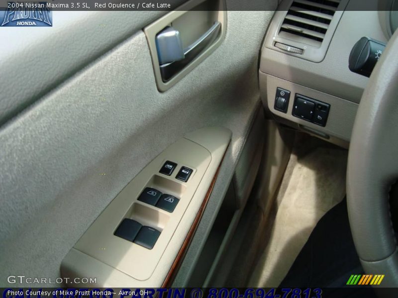 Red Opulence / Cafe Latte 2004 Nissan Maxima 3.5 SL