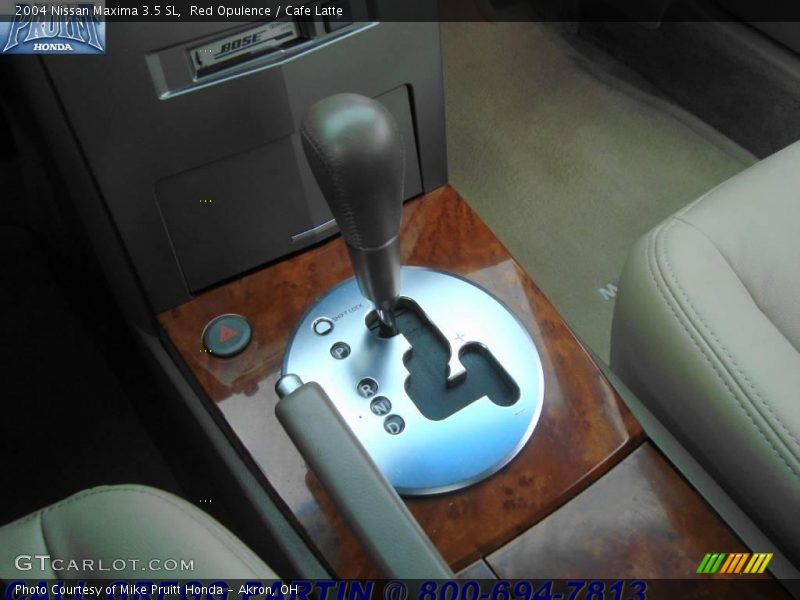 Red Opulence / Cafe Latte 2004 Nissan Maxima 3.5 SL