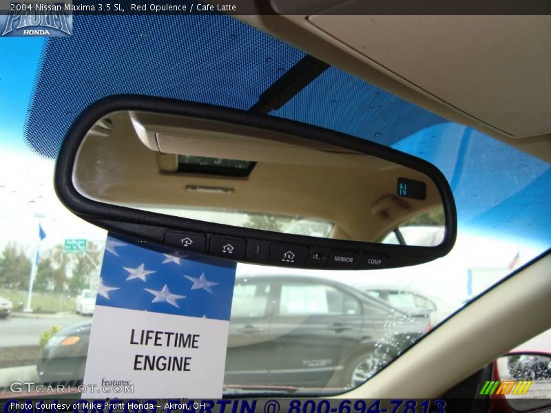 Red Opulence / Cafe Latte 2004 Nissan Maxima 3.5 SL