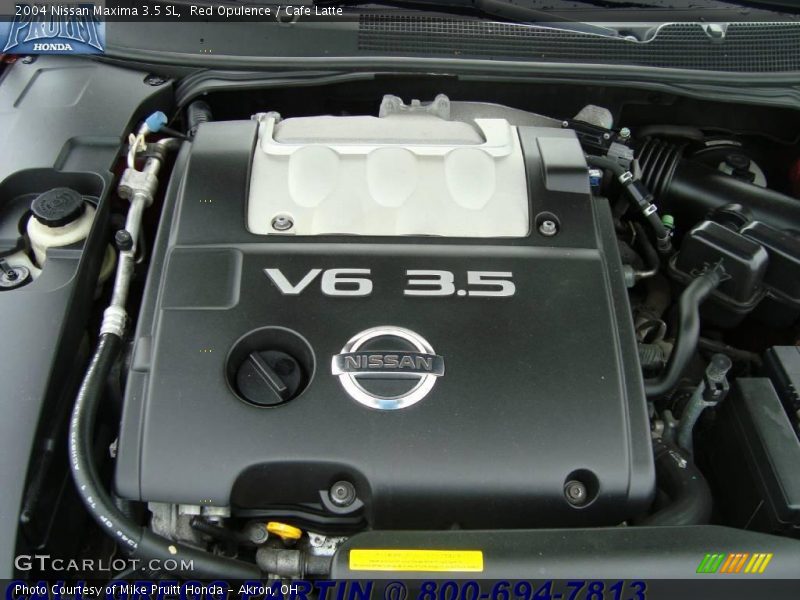 Red Opulence / Cafe Latte 2004 Nissan Maxima 3.5 SL