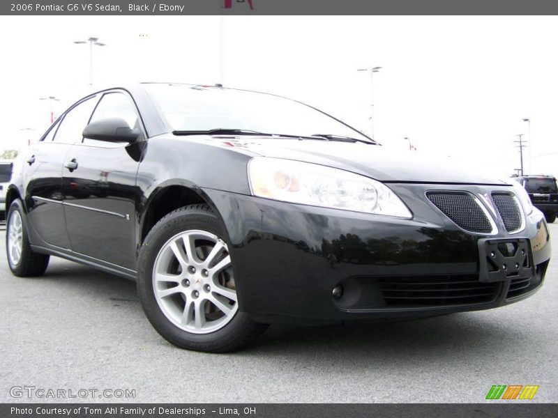 Black / Ebony 2006 Pontiac G6 V6 Sedan